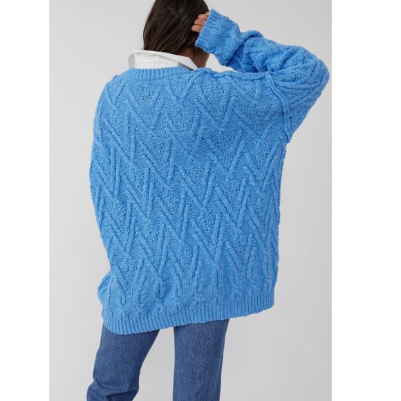 FREE PEOPLE Isla Cable Tunic / Marine - Picture 4 of 8